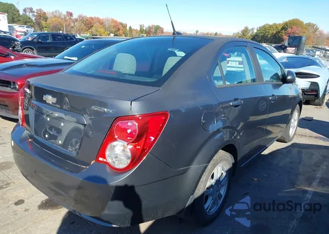 2012 Chevrolet Sonic 2Ls from USA, damaged, VIN 1G1JA5SHXC4177629